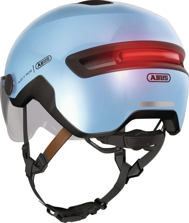 Abus Hud-Y Ace Stadthelm Eisblau
