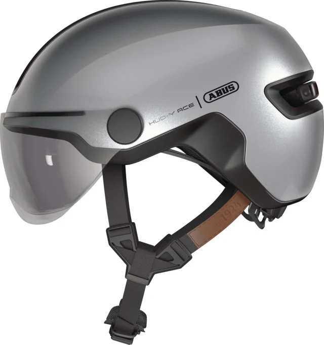 Abus Hud-Y Ace Stadthelm Gleam Silver