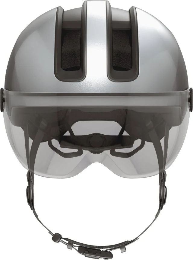 Abus Hud-Y Ace Stadthelm Gleam Silver