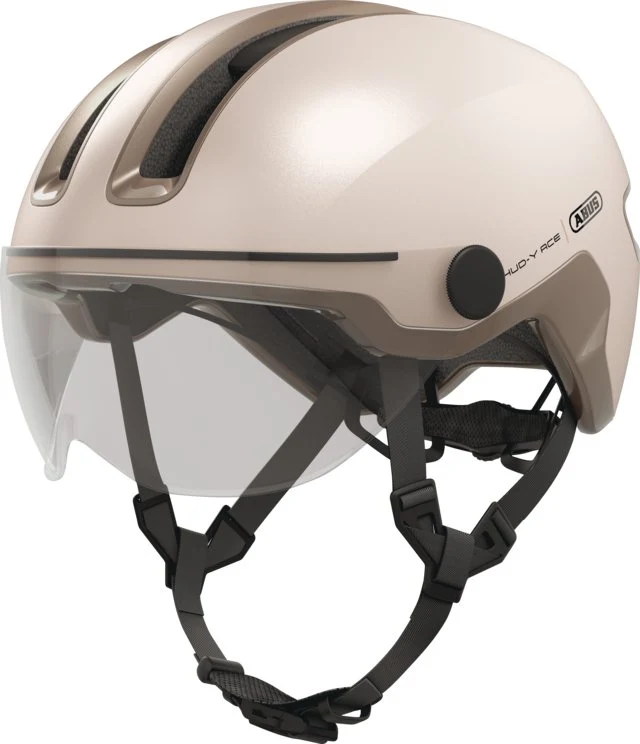 Abus Hud-Y Ace Stadthelm Champagner Gold