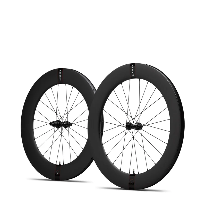 Reserve 77/88 Turbulent Aero Rennrad-Laufradsatz DT Swiss 240 HG-EV Center Lock Schwarz