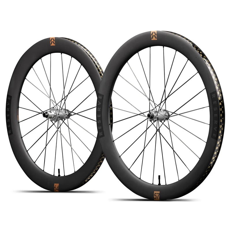 Reserve 57/64 SL Turbulent Aero Rennrad-Laufradsatz Tune Pico Carbon Spoke XDR/HG-EV Center Lock Schwarz