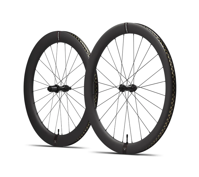 Reserve 52/63 Turbulent Aero Rennrad-Laufradsatz DT Swiss 180 HG11 Center Lock Schwarz