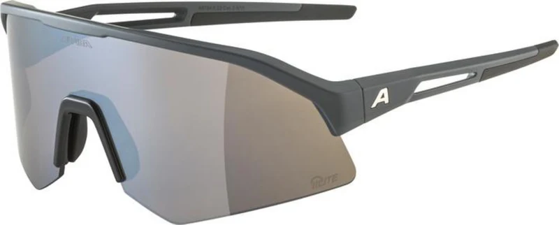 Alpina Sonic HR Q-Lite Sportbrille midnight-grey matt/mirror silver one size
