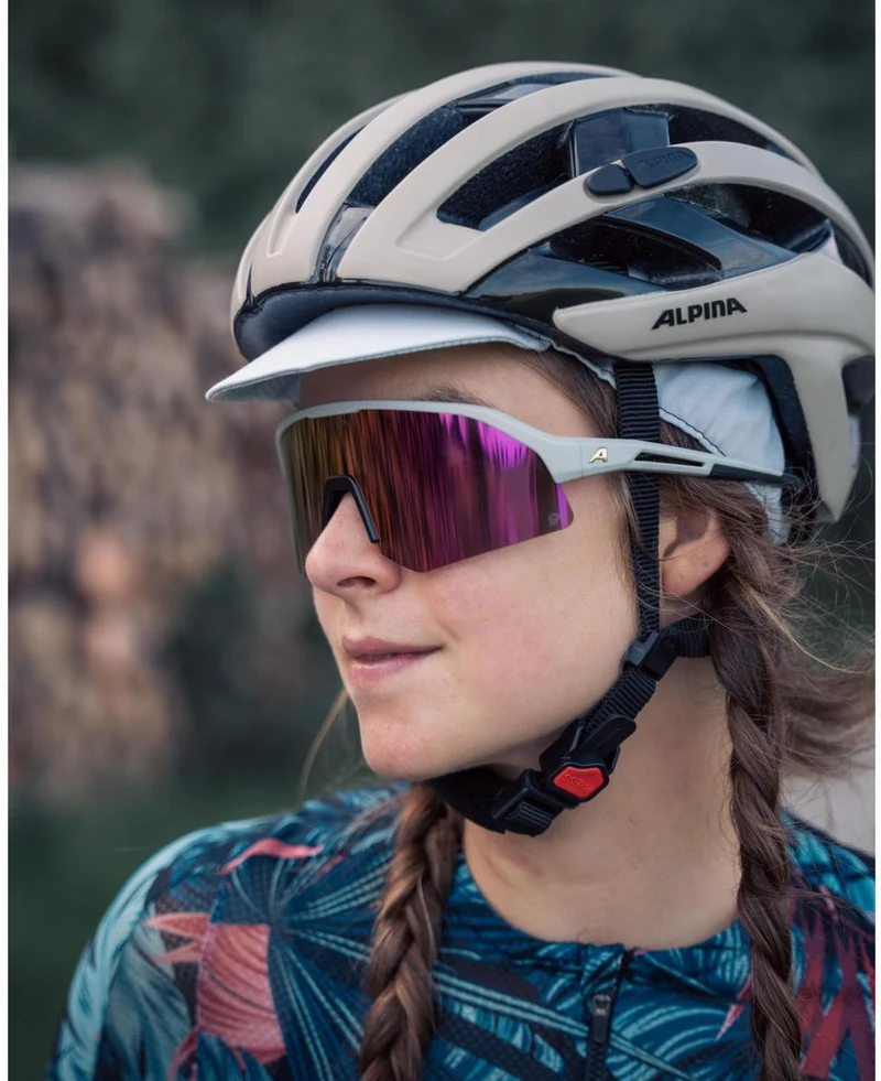 Alpina Sonic HR Q Sportbrille midnight-grey matt/mirror blue one size