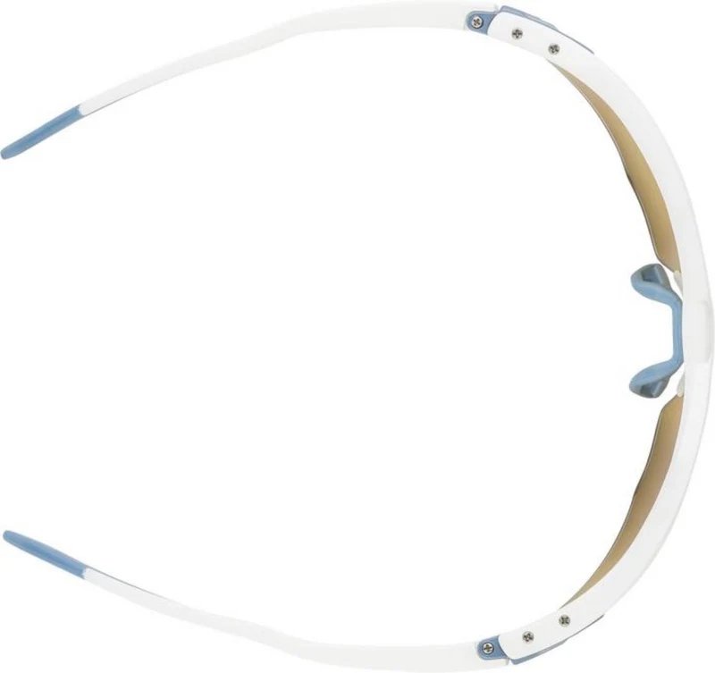 Alpina Twist Six S HR Q Sportbrille white matt/quattroflex-mirror blue one size
