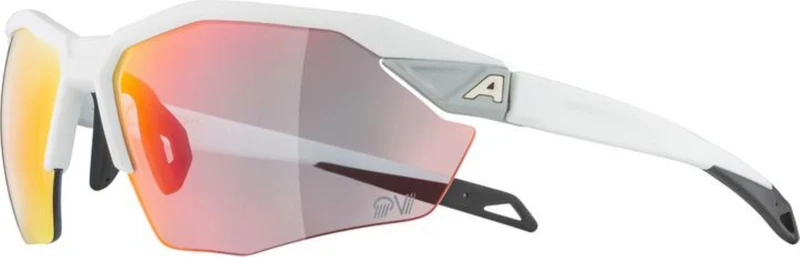 Alpina Twist Six S HR QV Sportbrille white matt/quattro/variofl.mirror+ rainb. one size