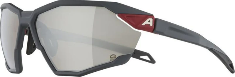 Alpina Twist Six Q Sportbrille midnight-grey matt/silver mirror one size