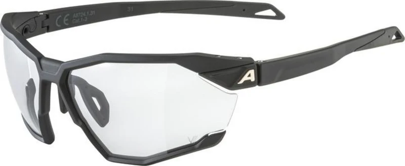 Alpina Twist Six V Sportbrille black matt/varioflex black one size