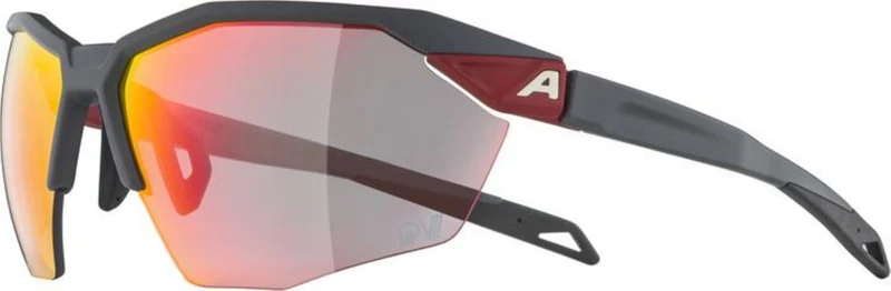 Alpina Twist Six HR QV Sportbrille midnight-grey matt/quattro/variofl.mirror+ rainb. one size