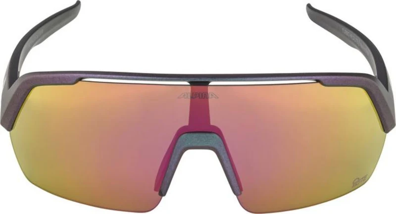 Alpina Turbo HR Q-Lite Sportbrille black-purple matt/mirror pink one size