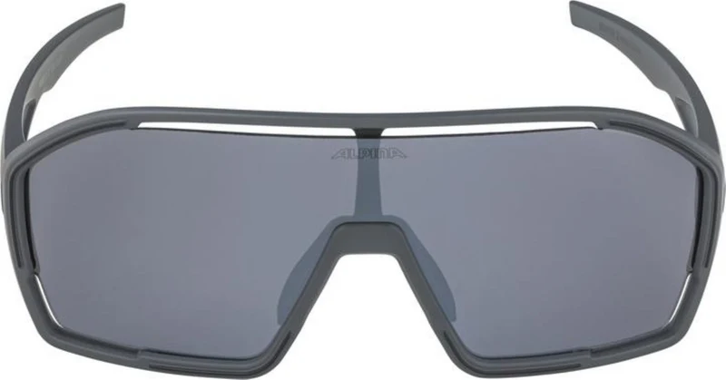 Alpina Bonfire Sportbrille midnight-grey matt/mirror green one size