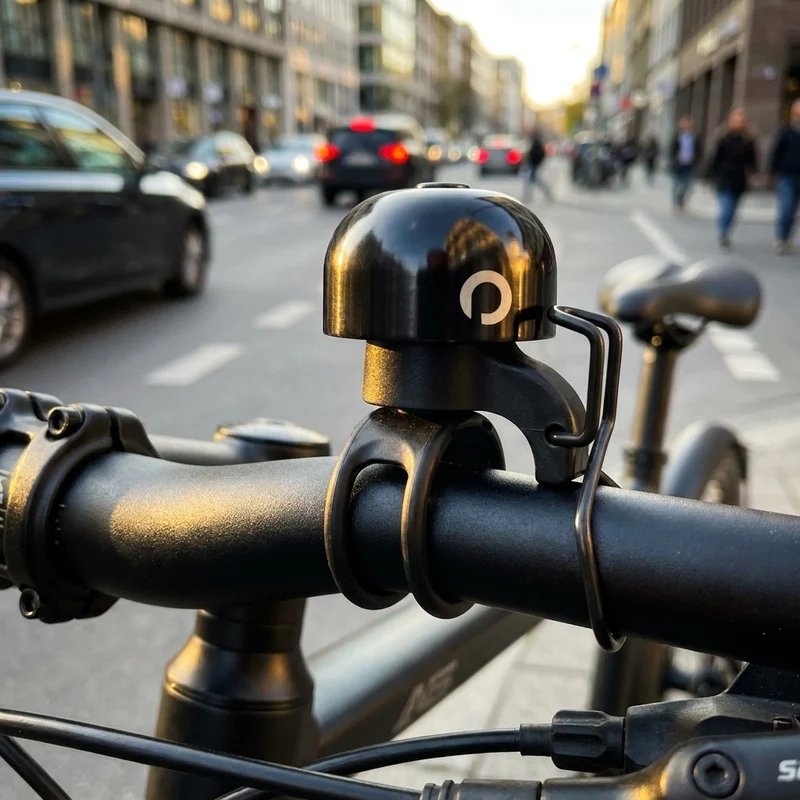 Procraft Klingel DIN-Dong Ultimate Größe One Size Schwarz - laute, stilvolle Fahrradklingel