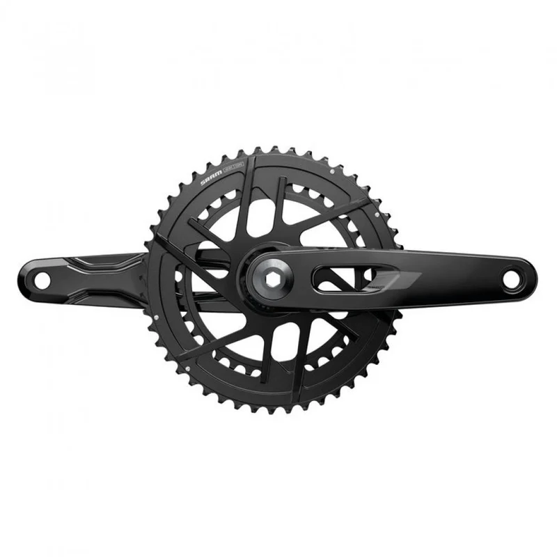 SRAM Kurbelgarnitur Rival E1 165 mm 46-33T - leichte - steife Rennrad-Performance