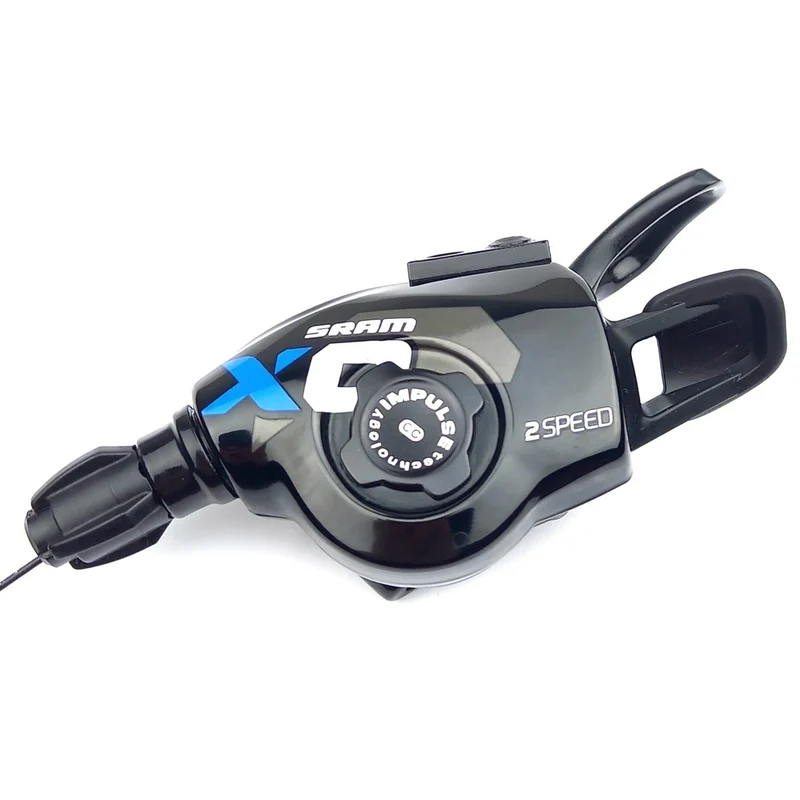 SRAM X0 Schalthebel links blau (2-fach)