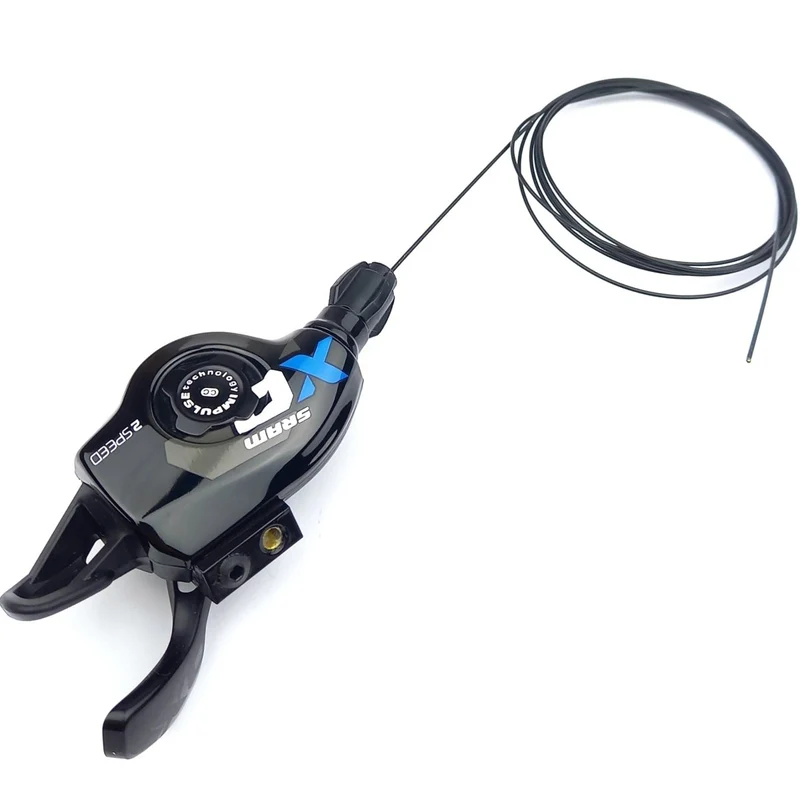 SRAM X0 Schalthebel links blau (2-fach)