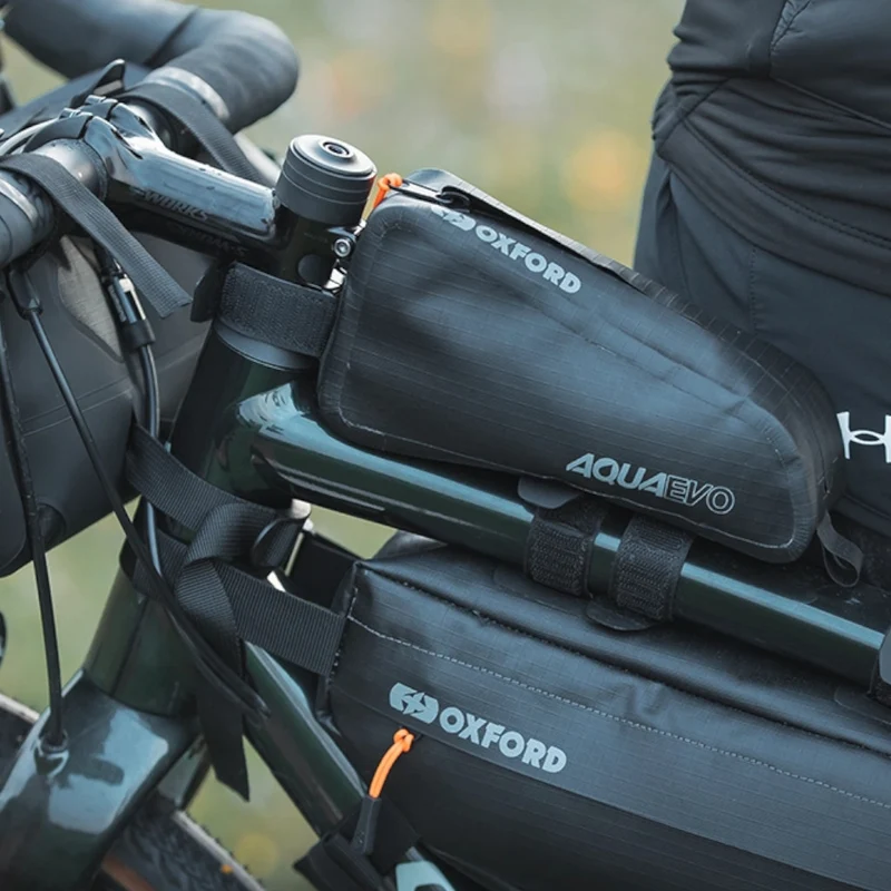 Sacoche tube horizontal pour le bikepacking 1.5 L Aqua Evo Adventure Oxford