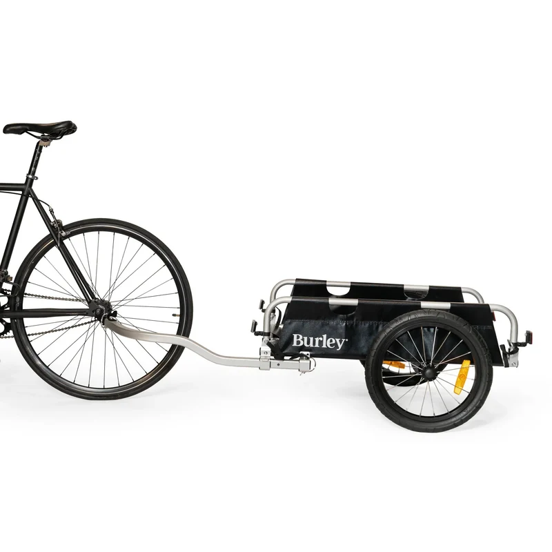 Remorque vélo cargo pliable Flatbed Burley plateforme ouverte