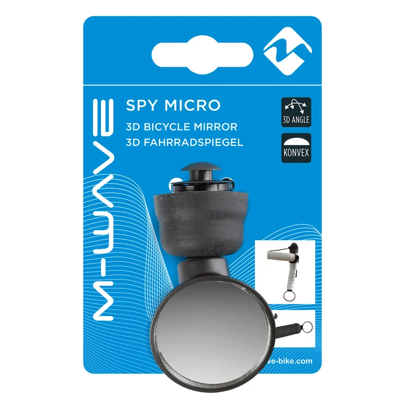 Rétroviseur vélo sur embout de cintre Spy Micro M-Wave