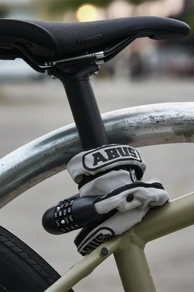 Abus Ketten-/Zahlenschloss Tresor 6807C/110 Salbeigrün Grün