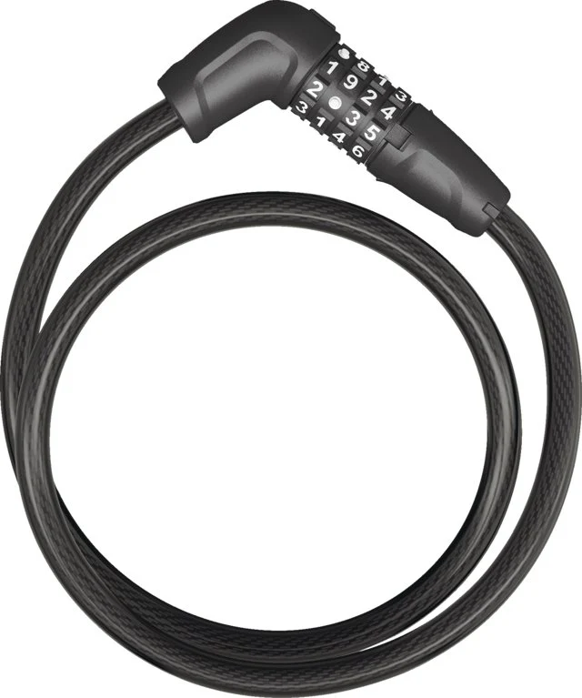 Abus Kabel-/Zahlenschloss Tresor 6412C/85 SCMU Schwarz