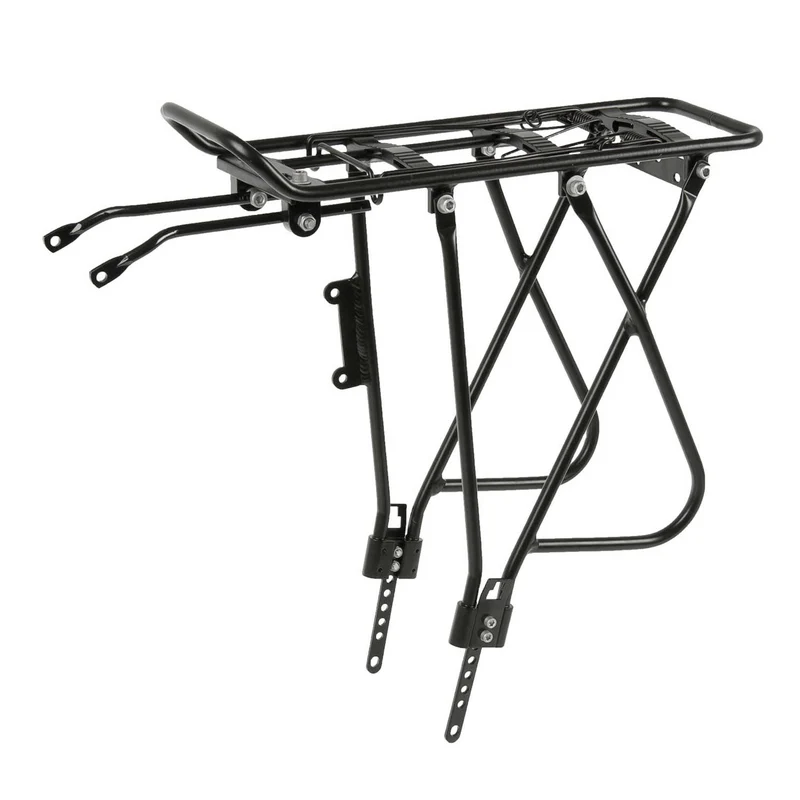 Porte-bagages arrière pour vélo 24 à 29 pouces avec support pour pompe