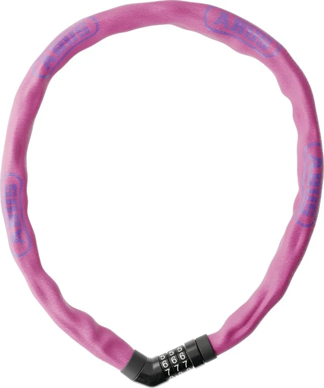 Abus Ketten-/Zahlenschloss Steel-O-Chain 4804C/75 Rosa