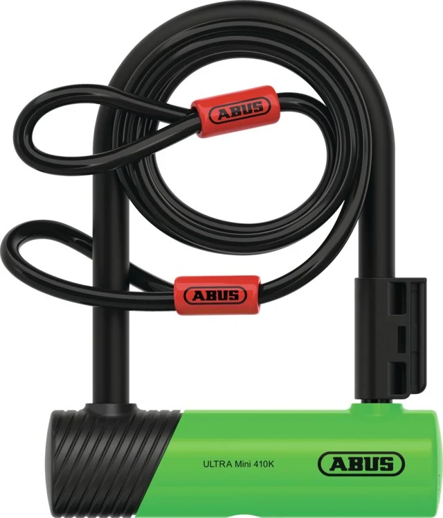 Abus Bügelschloss 410K/150HB140 SH Ultra Mini/Cobra 10/120 Grün