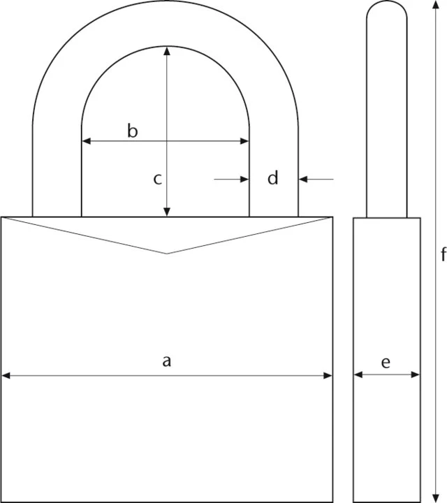 Abus Vorhängeschloss Touch 57/45 Grau