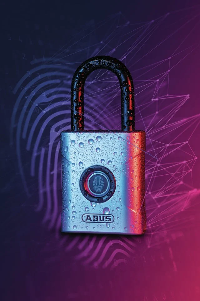 Abus Vorhängeschloss Touch 57/45 Grau