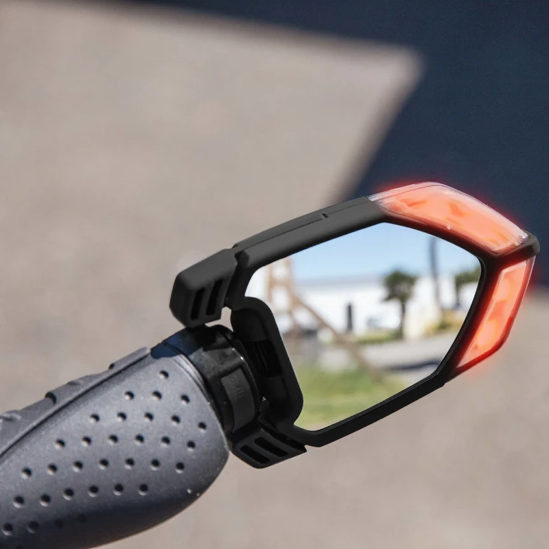 Rétroviseurs clignotants pour vélo et trottinette QLÏR Visaia Bike