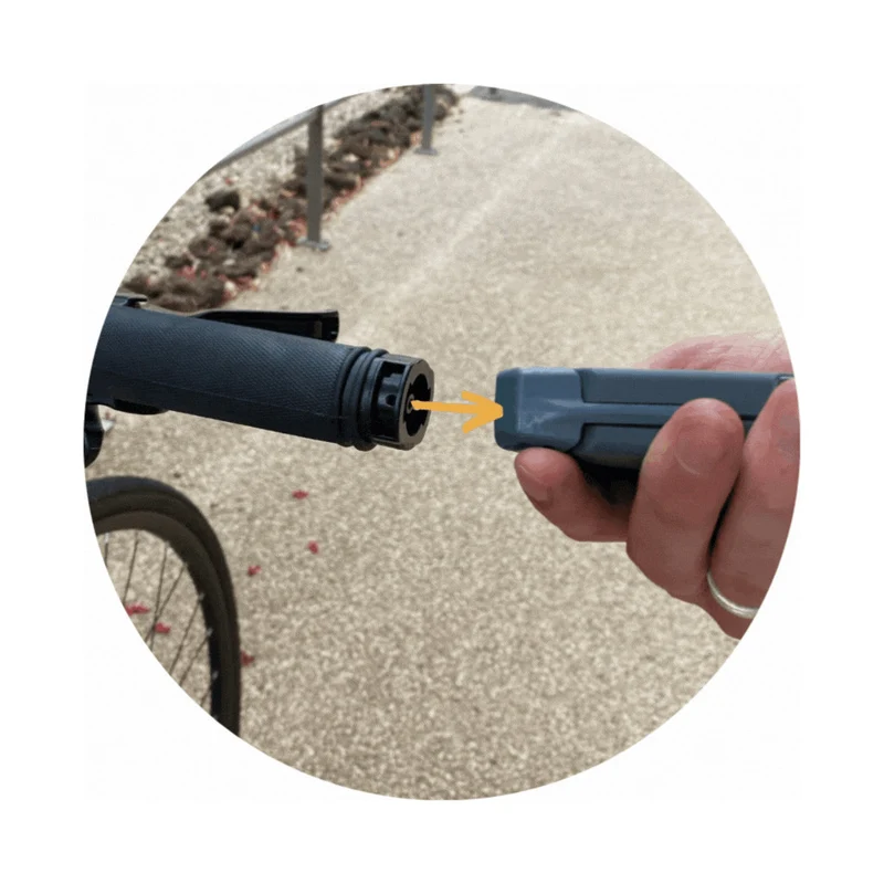 Rétroviseurs clignotants pour vélo et trottinette QLÏR Visaia Bike