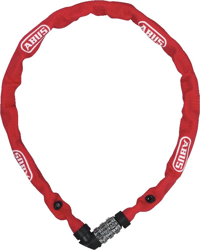 Abus Ketten-/Zahlenschloss 1200/60 Web Rot
