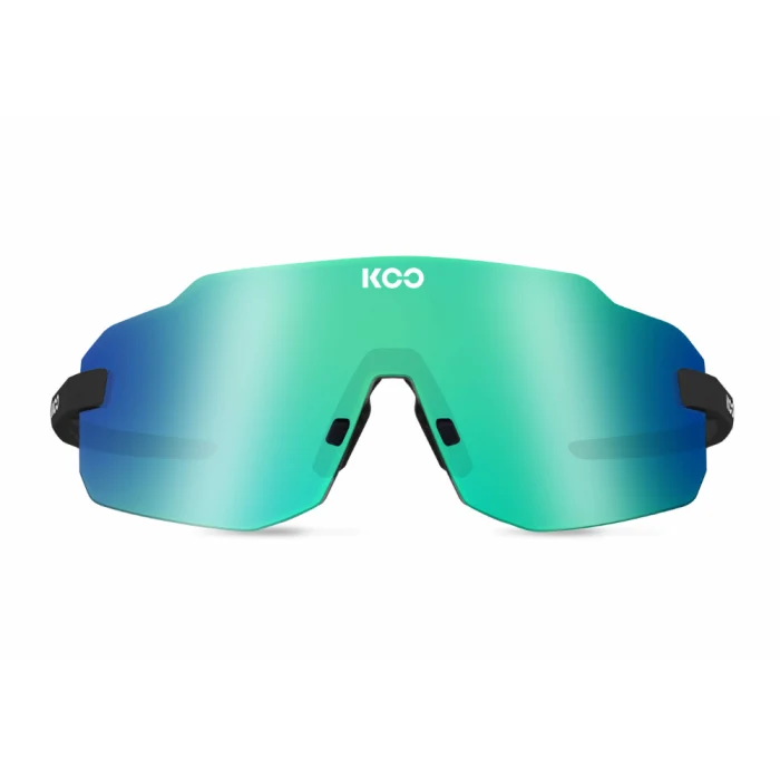 Koo Supernova Sonnenbrille Mattschwarz/Grün