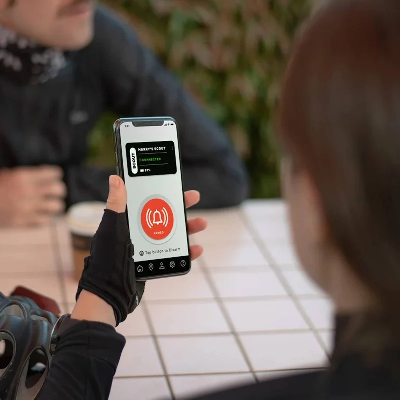 Traceur GPS vélo étanche avec alarme 85 Db sur porte-bidon Scout Knog
