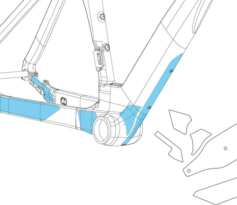 Orbea Kit Rahmenschutz Transparent Orca Aero OMX