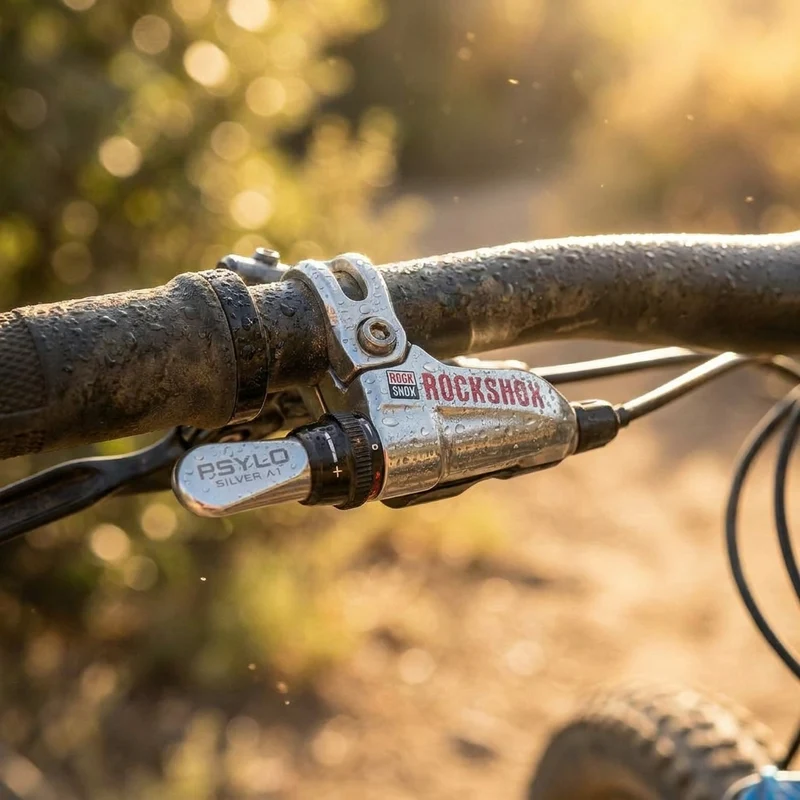 Druckstufen-Dämpfer RockShox Remote Motion Control 120-160mm PSYLO SILVER A1