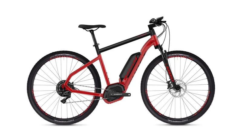 Ghost Hybride Square Cross B4.9 AL U E-Bike Diamant 29" riot red/jet black