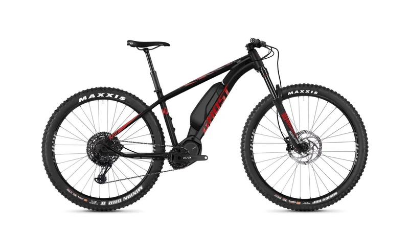 Ghost Hybride Kato X S8.7+ AL U E-Bike Diamant 27,5+" night black/riot red