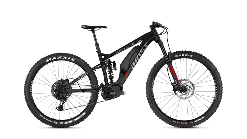 Ghost Hybride SLAMR X S3.7+ AL U E-Bike Diamant 27,5+" night black/iridium silver