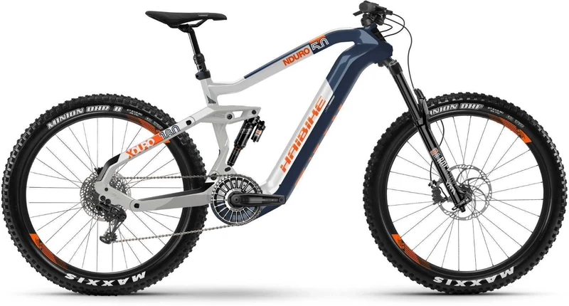 Haibike XDURO NDURO 5.0 E-Bike 27,5" Blau/Weiß/Orange