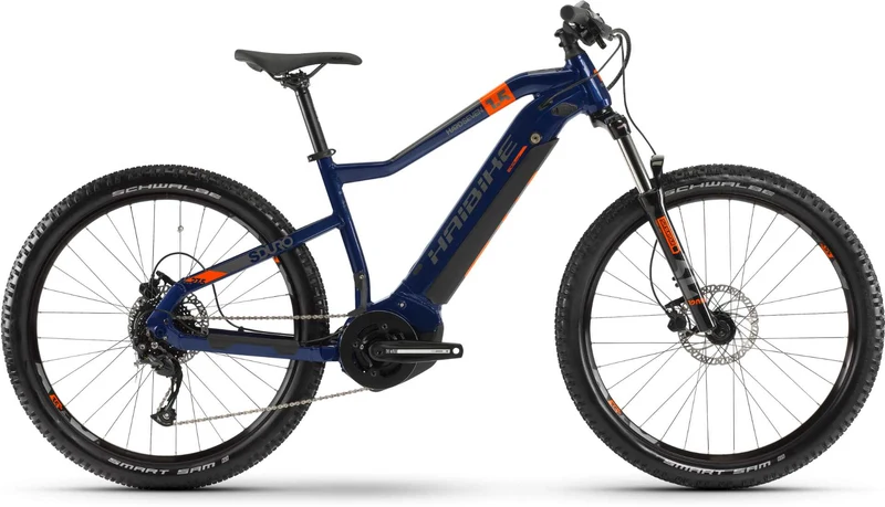 Haibike SDURO HardSeven 1.5 E-Bike 27,5" Blau/Orange/Titan