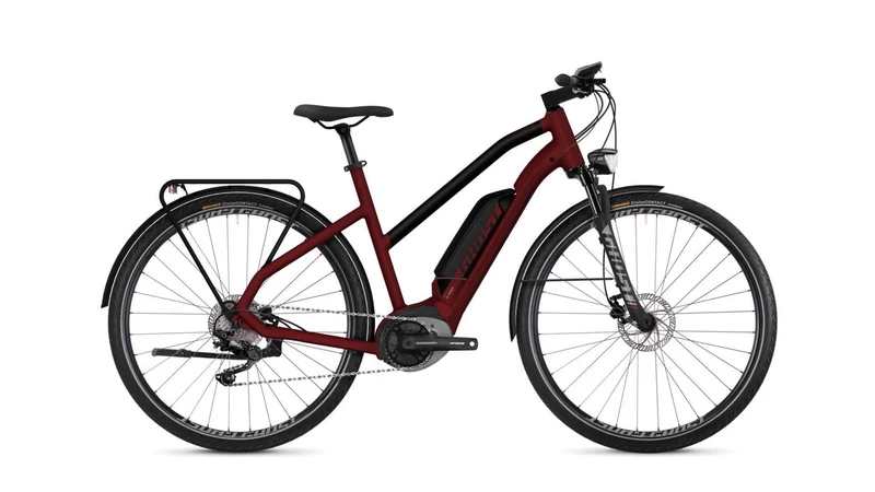 Ghost Hybride Square Trekking B4.8 AL W E-Bike Trapez 28" classic red/night black