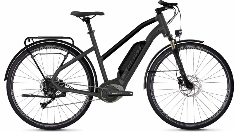 Ghost Hybride Square Trekking B1.8 AL W E-Bike 28" titanium gray / jet black / iridium silver