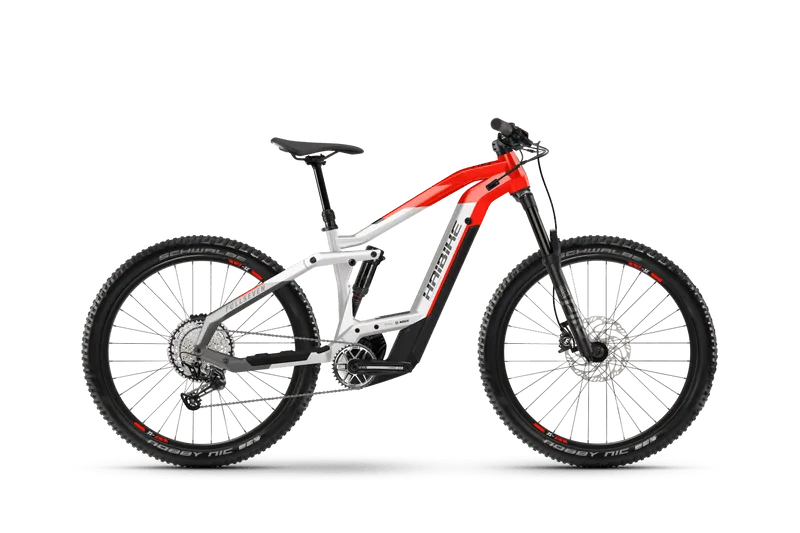 Haibike FullSeven 9 27,5" cool grey/ red