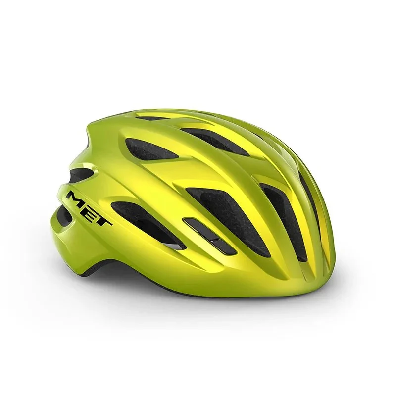 Helm Met Idol Yellow Lime Metal Glow