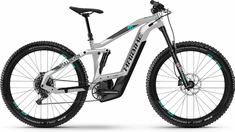 Haibike SDURO FullSeven LT 7.0 E-Bike 27,5" Schwarz/Grau/Türkis