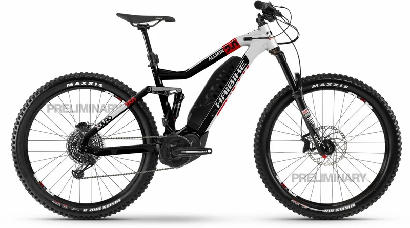 Haibike XDURO AllMtn 2.0 E-Bike 27,5" Schwarz/Silber/Rot