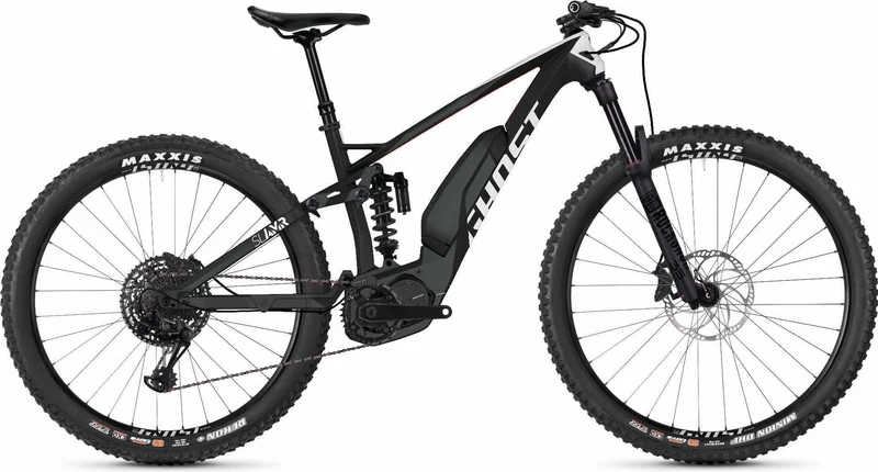 Ghost Hybride SLAMR S4.7+ LC E-Bike 29" titanium gray / star white / riot red