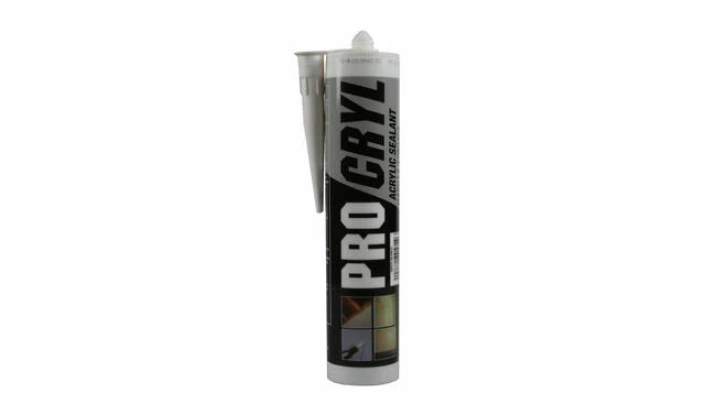 Acrylatdichtstoff Weiß 310ml - Ideal zum Reparieren von Fugen und Rissen